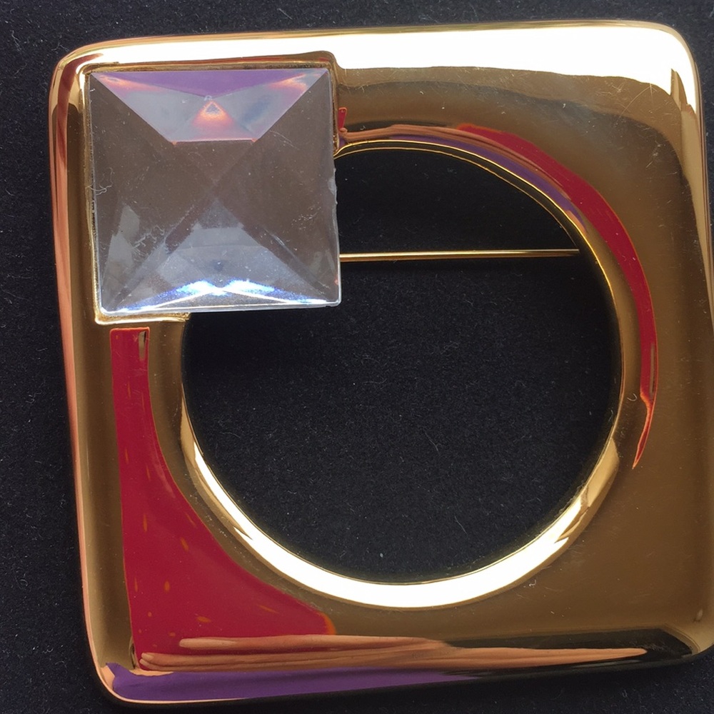 Carole Shaw Square Pin